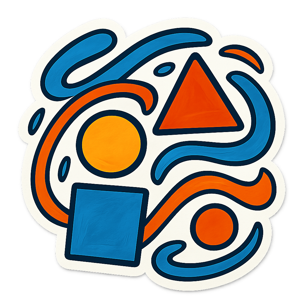 Stylized AR headset illustration